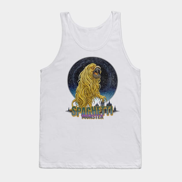 Spaghetti Monster Tank Top by NorseMagic